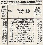 1953 CBQ Cheyenne Mixed Train